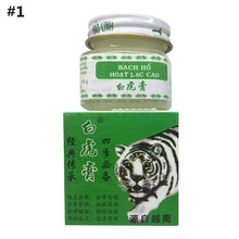 Load image into Gallery viewer, 1pc Traditional Chinese Medicine Pain Relief Muscle Joint Back Pain Relief Analgesic Balm Ointment Massage Cream White Red Tiger